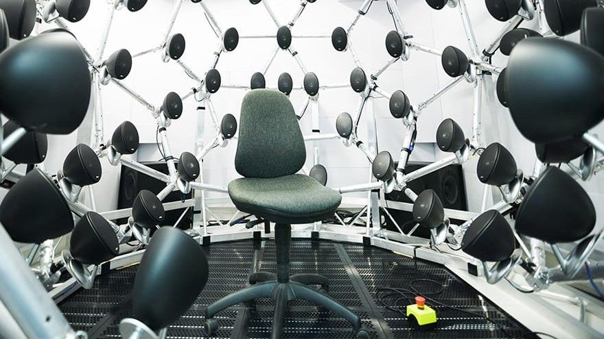 ThePaindog's tweet card. New research has revealed that a domed array of loudspeakers can create virtual soundscapes capable of blurring human perception.