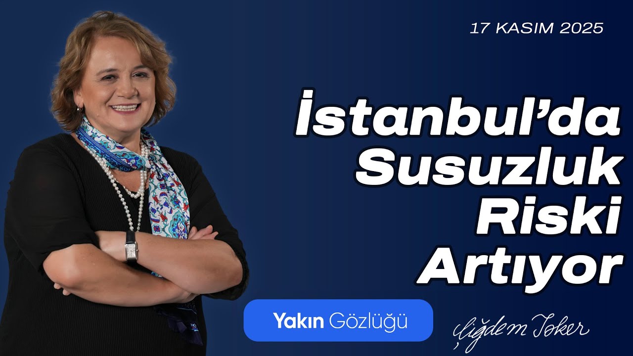 cigdemtoker's tweet card. İstanbul’da Susuzluk Riski Artıyor | Çiğdem Toker