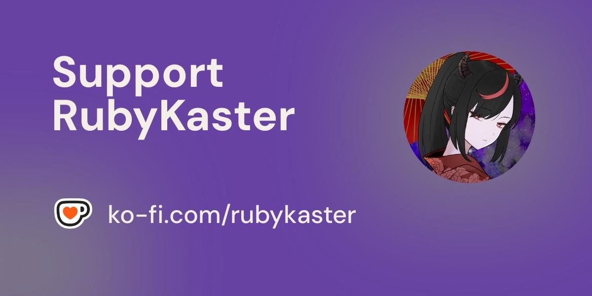 RubyKaster's tweet card. Support RubyKaster