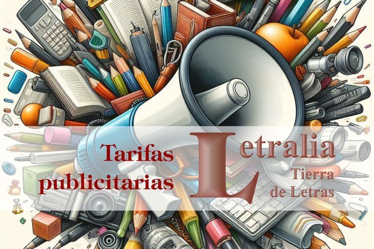 Letralia's tweet card. Desde un pequeño anuncio hasta una reseña editorial, te ofrecemos una amplia gama de opciones de publicidad dirigida a un mercado especializado en lo que nos gusta y nos une: las letras.