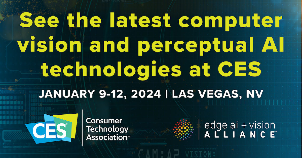 edgeaivision's tweet card. Many Alliance Member companies will be showing off the latest building-block technologies that enable new capabilities for machines that see! CES is huge so we’ve created a handy checklist of these...