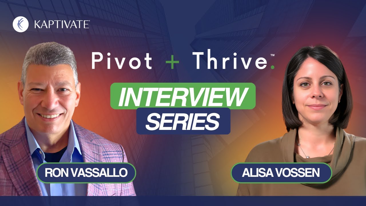 KaptivateLLC's tweet card. Alisa Vossen Pivot and Thrive Campaign Interview