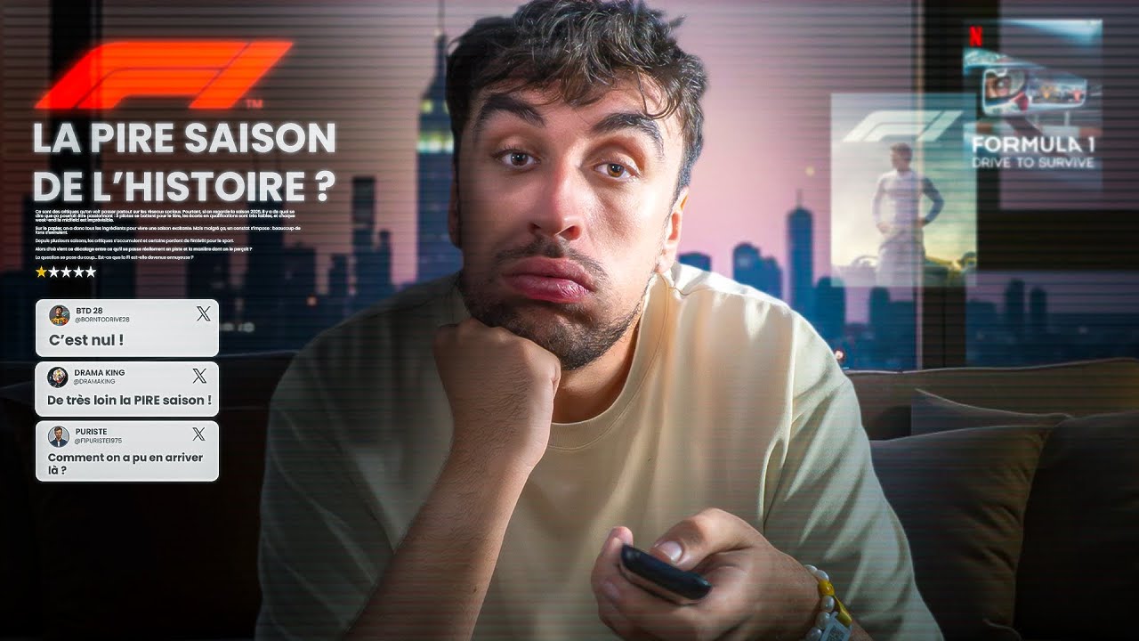 MathieuSisso's tweet card. LA FORMULE 1 EST ELLE DEVENUE ENNUYEUSE ?