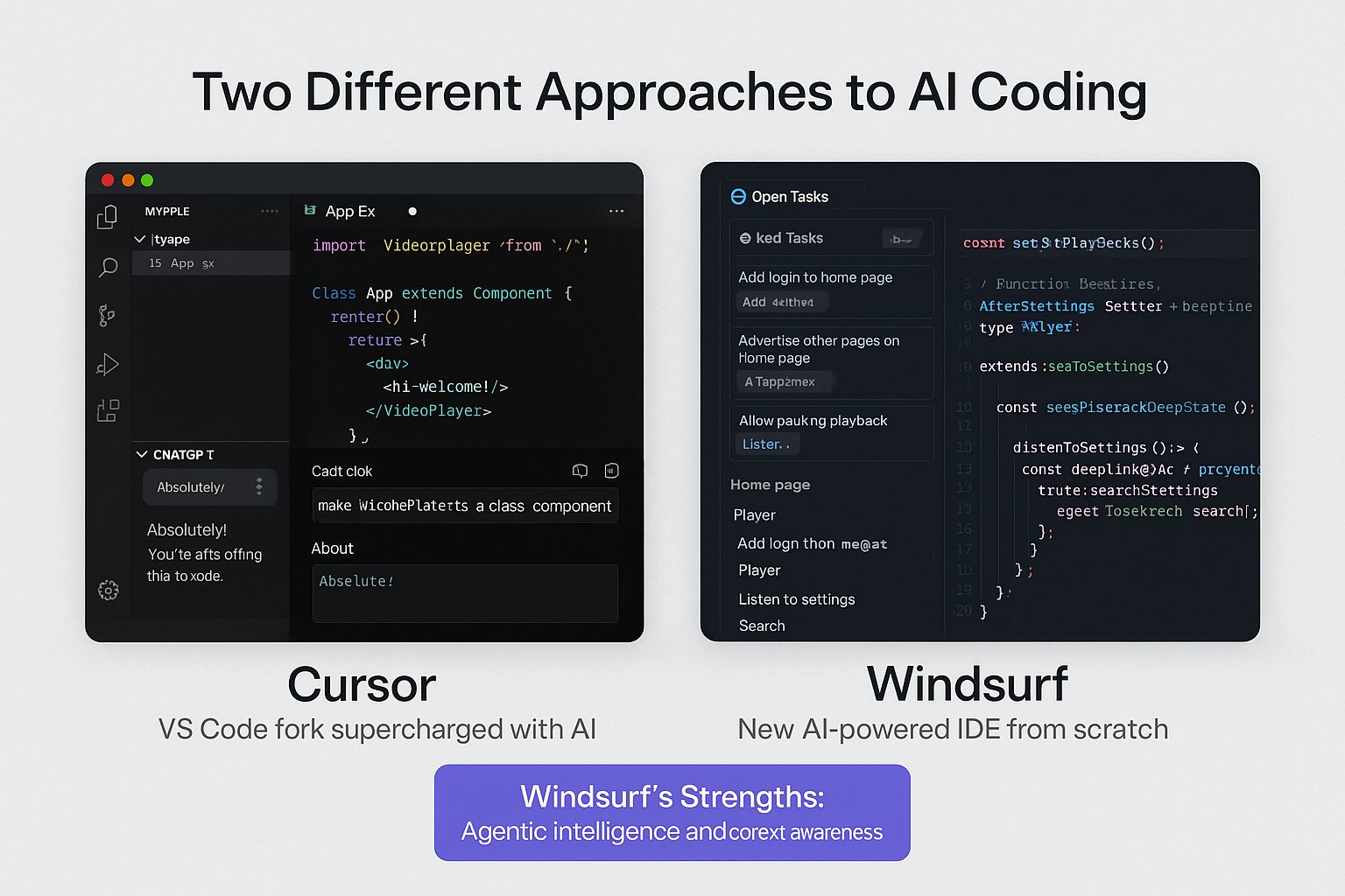bitautor36935's tweet card. Windsurf vs Cursor: Discover which AI code editor better suits your team's needs by comparing their unique strengths, pricing, and approaches to AI-powered c...