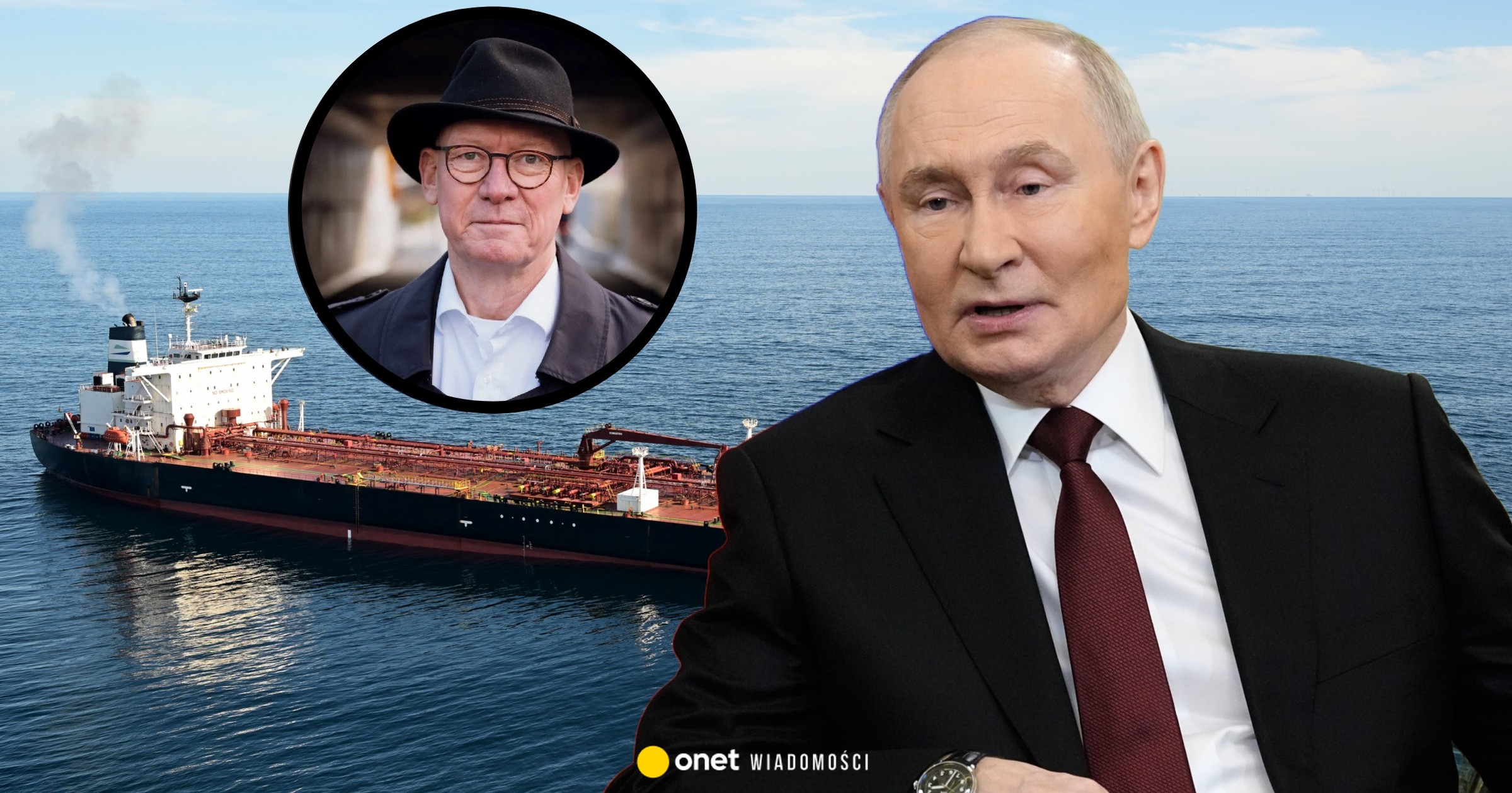 OnetWiadomosci's tweet card. Rosyjskie mundury na pokładach tankowców przepływających przez Danię stały się dla tamtejszych pilotów niepokojącą codziennością. Podejrzani mężczyźni podążają za nimi krok w krok, obserwując każdy...