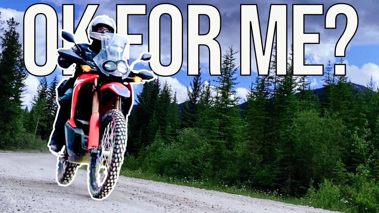 Jeremy_Kroeker's tweet card. Gray Creek Pass, BC - is it OK for beginners? // Honda CRF 300 Rally,...