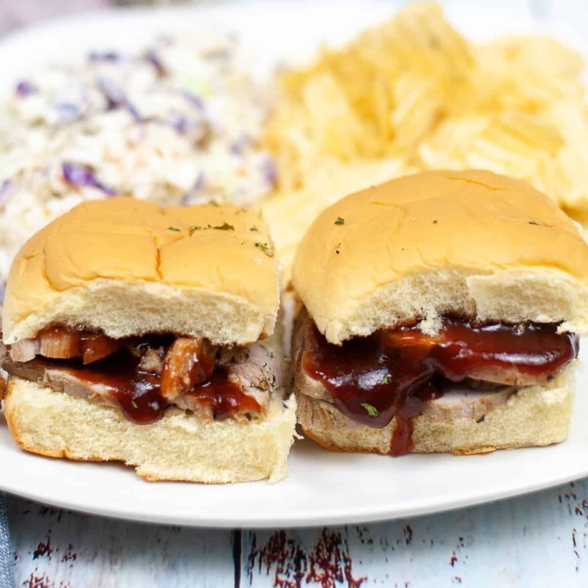 Paula_CallMePMc's tweet card. Learn how easy it is to make this Instant Pot BBQ Pork Loin. Juicy and tender pork loin that is pressure cooked and smothered in bbq sauce.