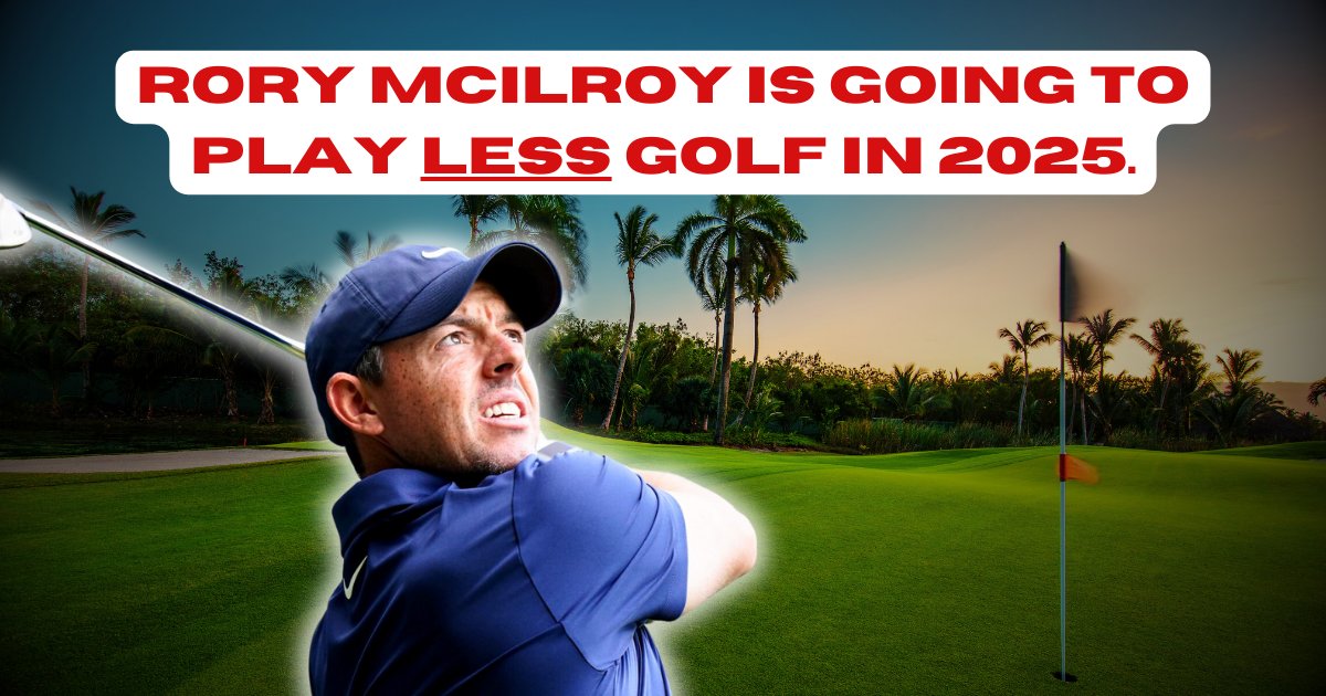 NUCLRGOLF's tweet card. McIlroy tells The Telegraph he will trim his schedule significantly next year.