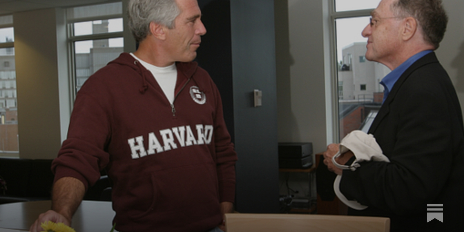 ryangrim's tweet card. Epstein and Alan Dershowitz collaborated on smear campaigns against Mearsheimer, Walt, and an underage assault victim making allegations against Epstein—in the same week.