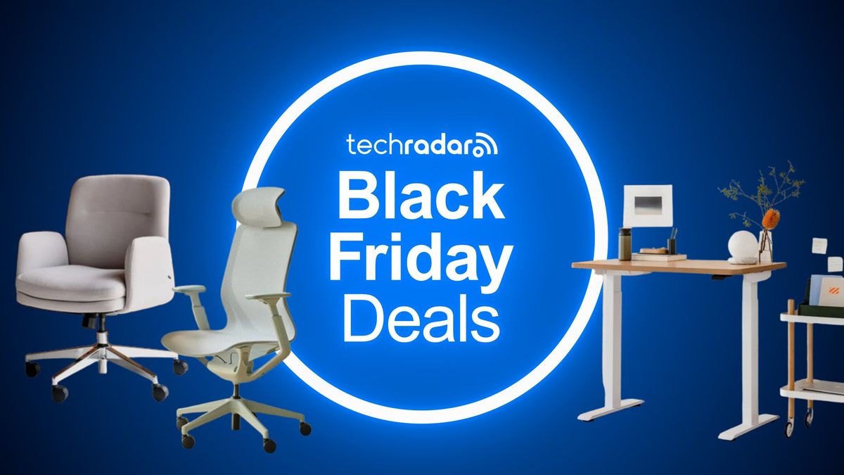 R4yt3d's tweet card. Standing desks and office chairs are on sale for Black Friday