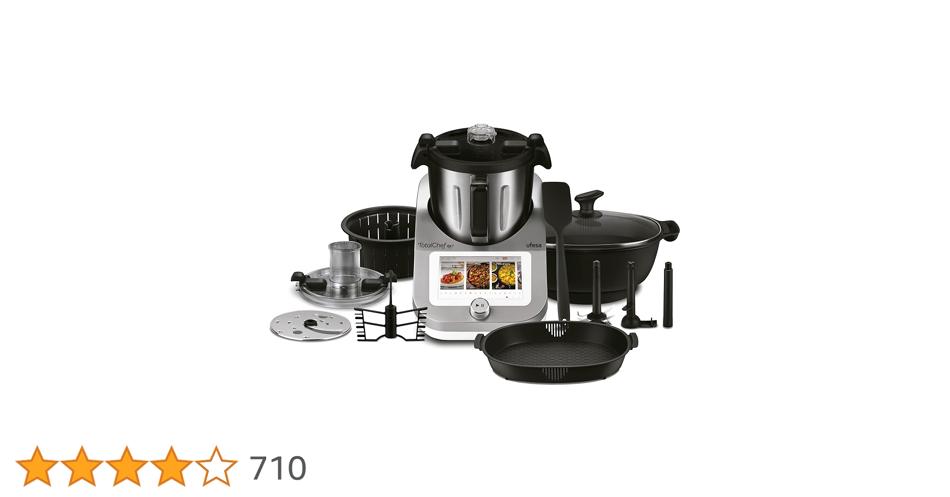 OporOnlineAr's tweet card. Robot de cocina inteligente multifuncion con 30 funciones distintas. Con pantalla táctil digital de 7 pulgadas con software incorporado para descargar más de 150 recetas guiadas interactivas paso a...