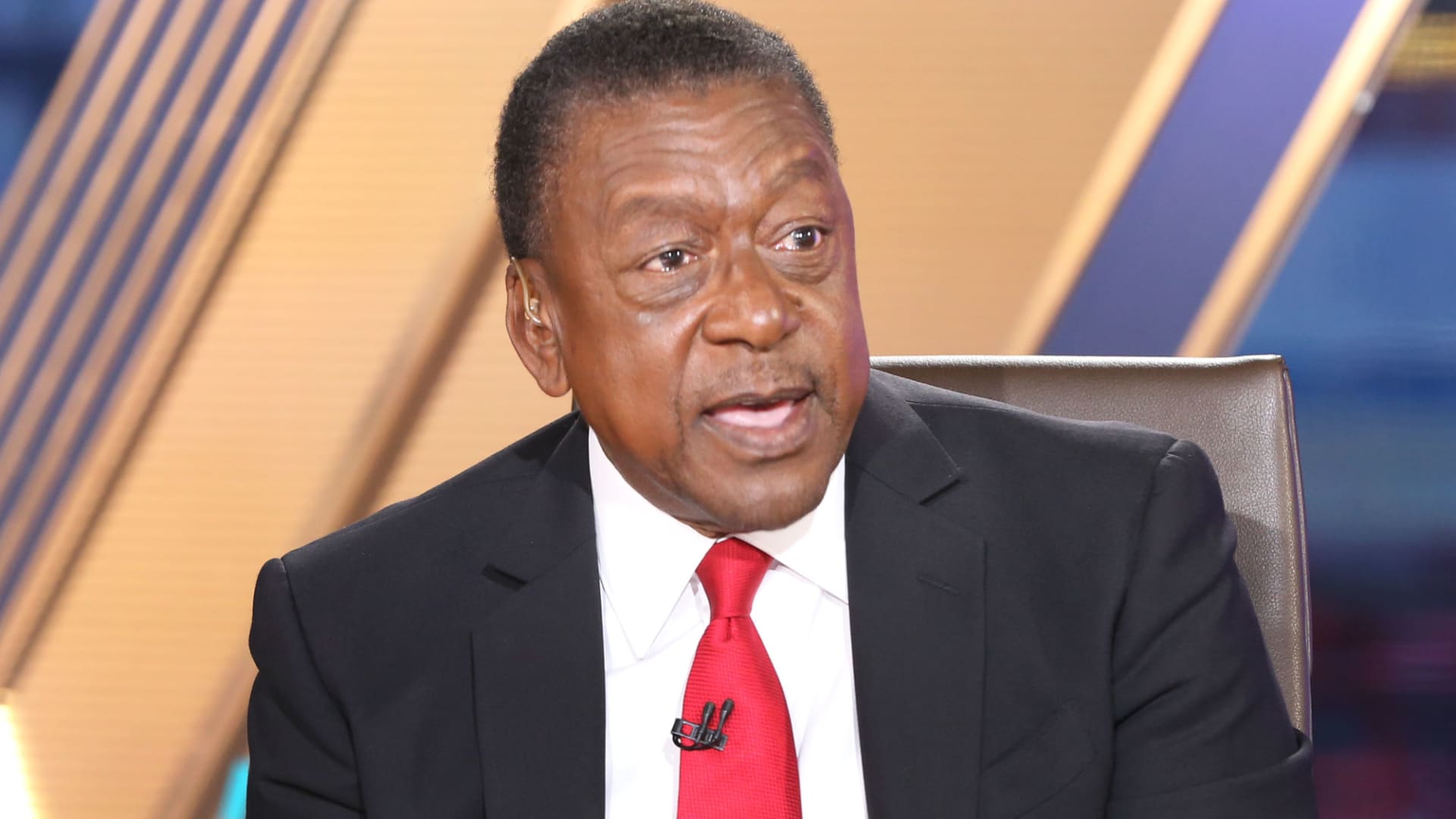 realDonaldTrump's tweet card. "You have to take encouragement from what's happening in the labor force and the job market," BET founder Robert Johnson says.