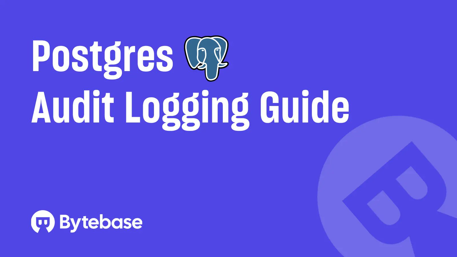 Bytebase's tweet card. Audit logging is a cornerstone of database security and compliance. Whether youre tracking who changed what, investigating anomalies, or preparing for an audit,...