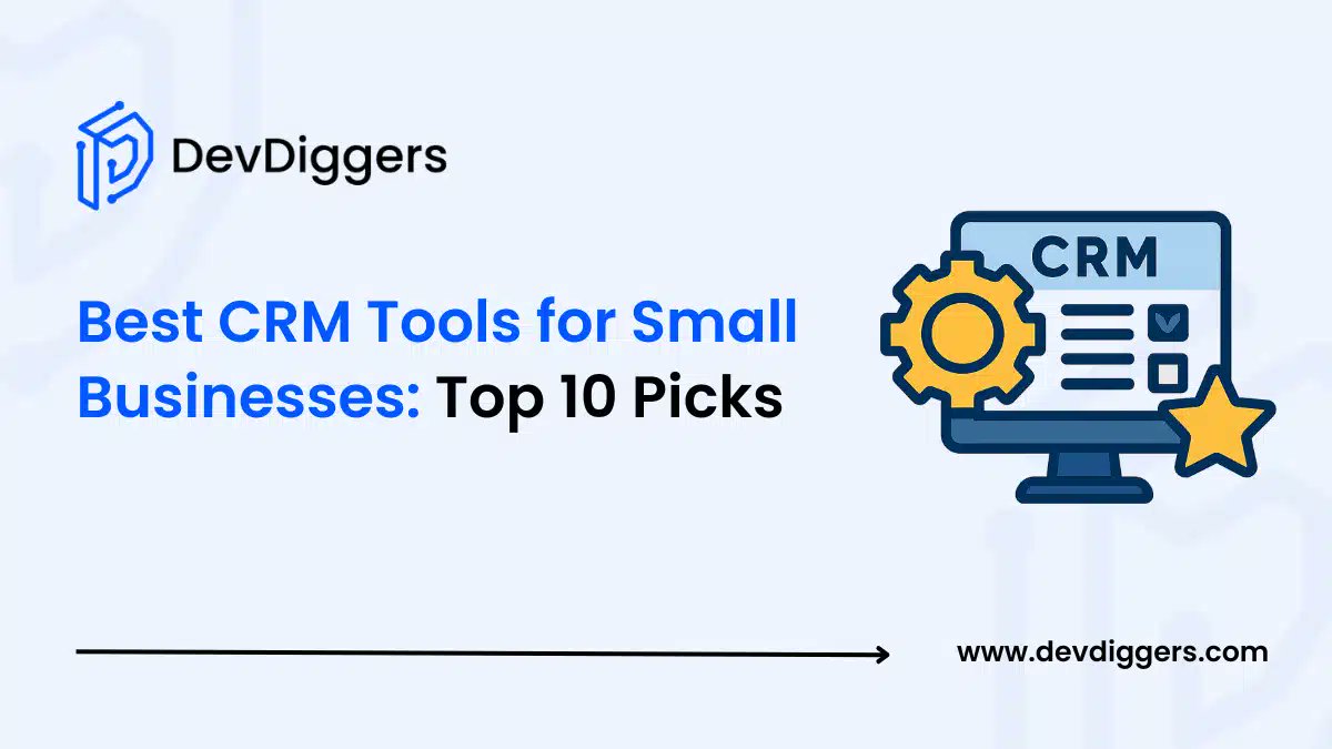 devdiggers's tweet card. Looking for the best CRM tools for small businesses in 2025? Discover the top 10 CRM software options to level-up your marketing game.