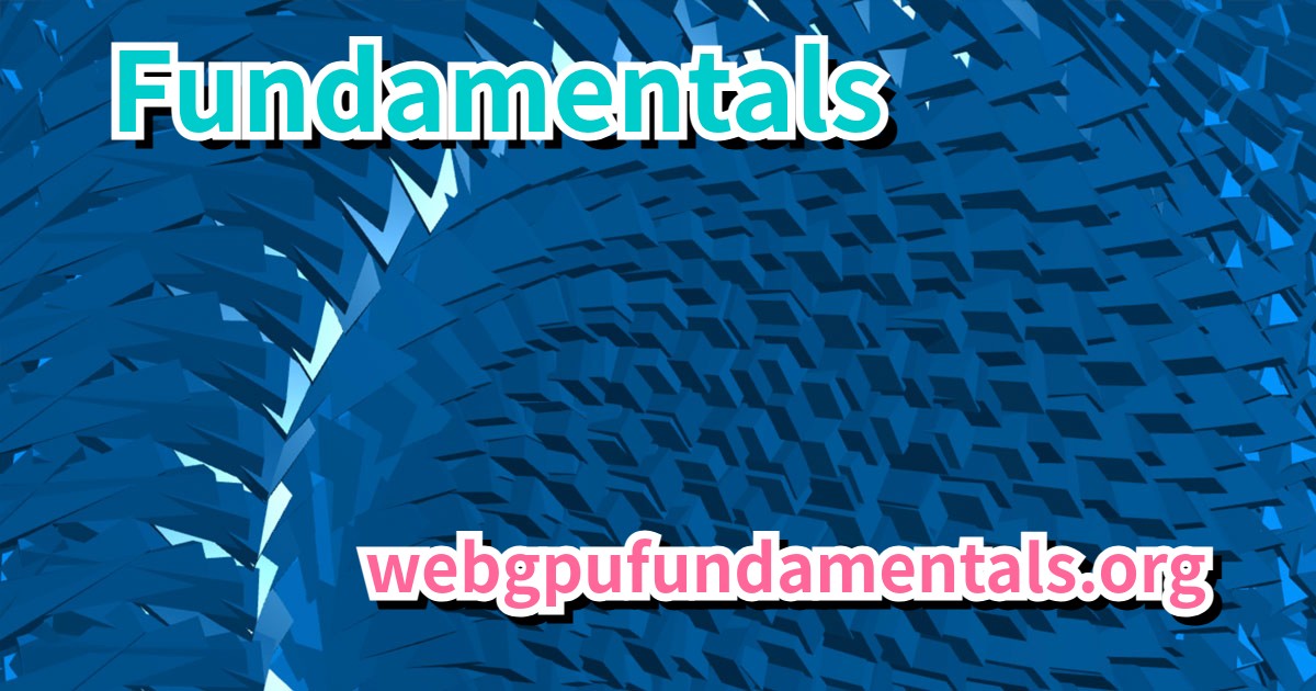 nonzeroexitcode's tweet card. The fundamentals of WebGPU