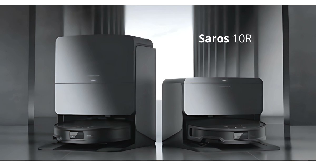 SmartHomeCentr's tweet card. The Roborock Saros 10 and Saros 10R are now available in Europe. Check out all information on these new robot vacuums.