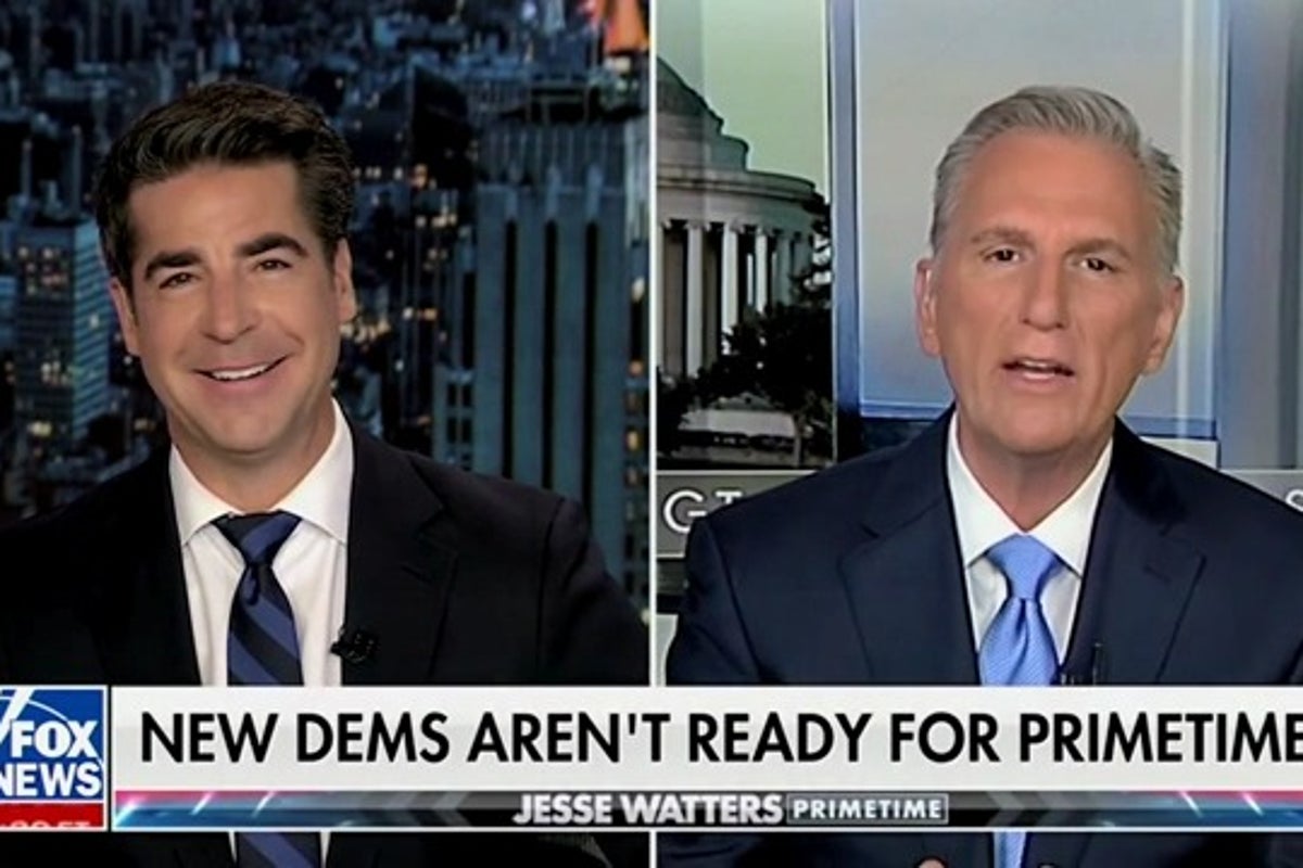 TruthJustis4USA's tweet card. ‘I just don’t want to put her in a position that she makes decisions,’ Kevin McCarthy told Fox News.