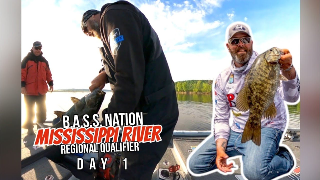 BPostFishing's tweet card. Mississippi River Fishing - BASS Nation Qualifer