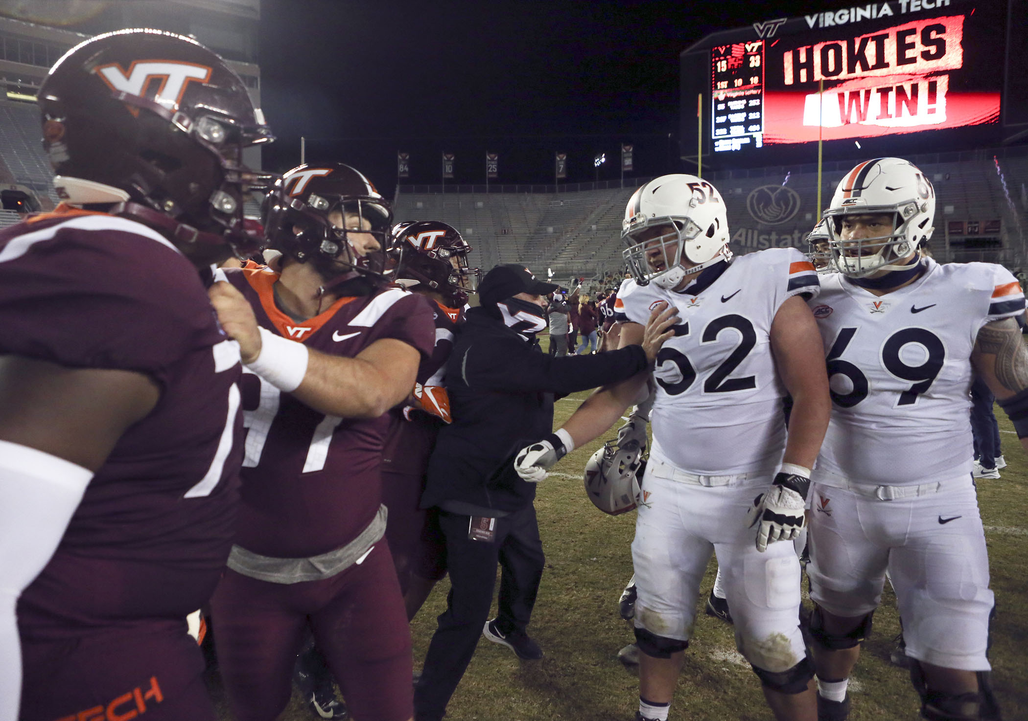 TechSideline's tweet card. Virginia Tech won't qualify in a bowl game this year, but playing spoiler for UVa's ACC title game hopes is a motivator during "Hate Week."
