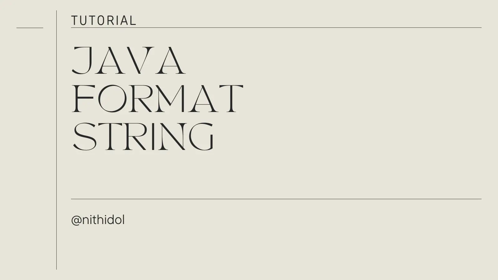 ThisIsNithidol's tweet card. Master Java string formatting with String.format(), printf(), and Formatter. Learn placeholders, flags, and best practices for clean output.