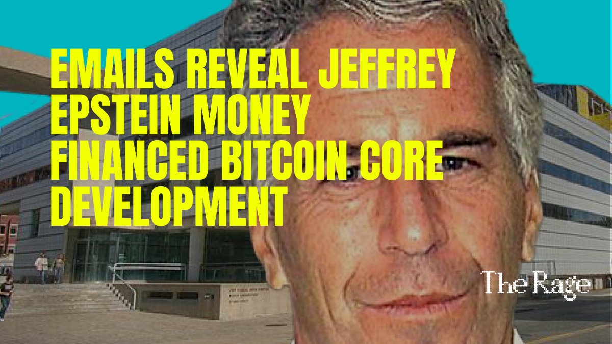 theragetech's tweet card. “Used gift funds to underwrite this which allowed us to move quickly and win this round. Thanks,” former MIT Media Lab Director Joichi Ito wrote Epstein in an email titled “Digital Currency Initiat...