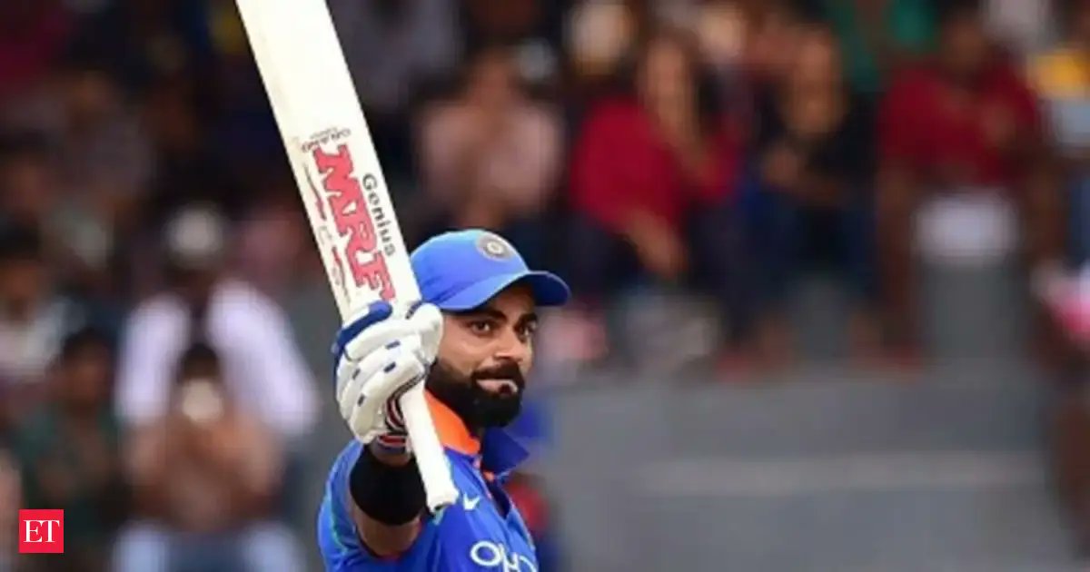 EconomicTimes's tweet card. Mahendra Singh Dhoni had reached the milestone last year while other Indians who have done so are Sachin Tendulkar, Rahul Dravid, Sourav Ganguly and Mohammad Azharuddin.