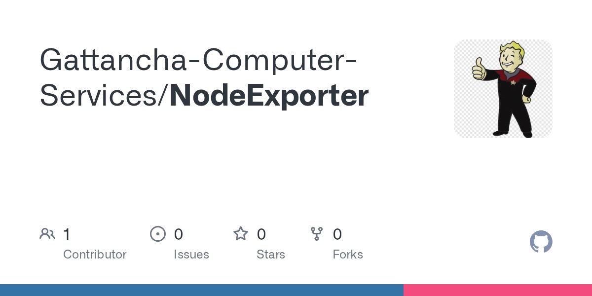 Gatt_'s tweet card. Contribute to Gattancha-Computer-Services/NodeExporter development by creating an account on GitHub.