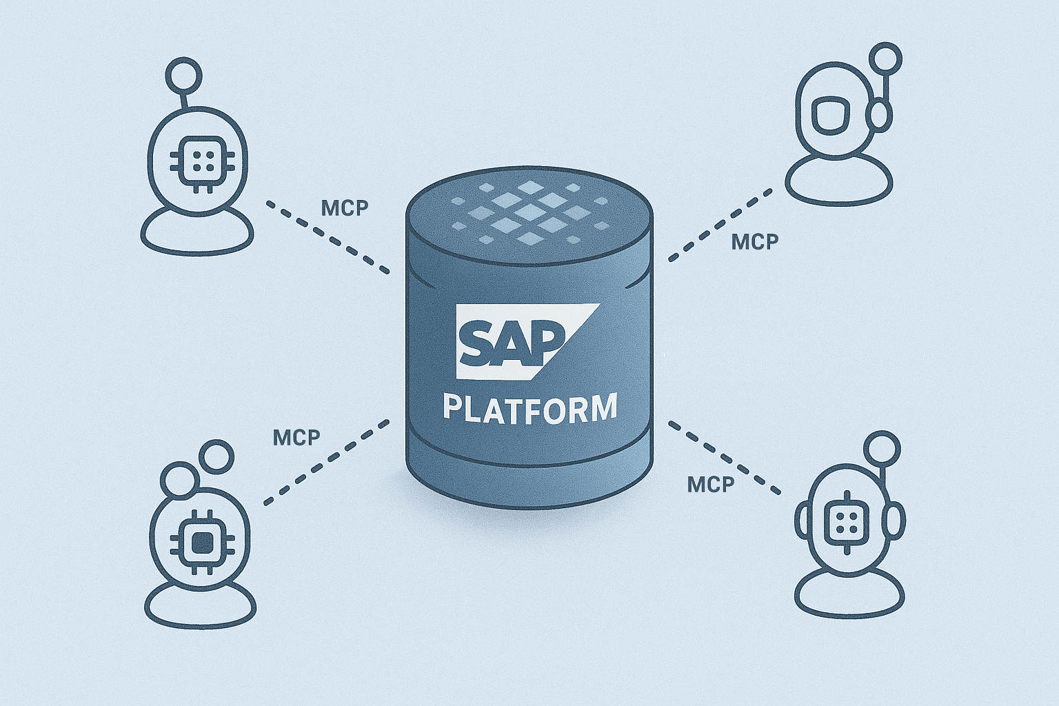 techzine's tweet card. Discover how SAP connects AI agents to SAP data with MCP. An essential development for modern business applications.