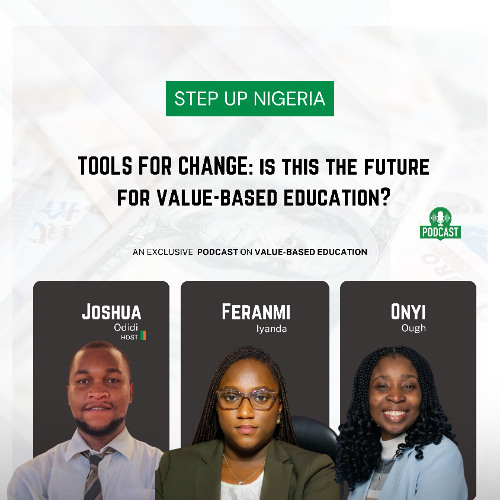 Step_Up_Nigeria's tweet card. Episode 97: Tools For Change - Is this the Future For Value-based...