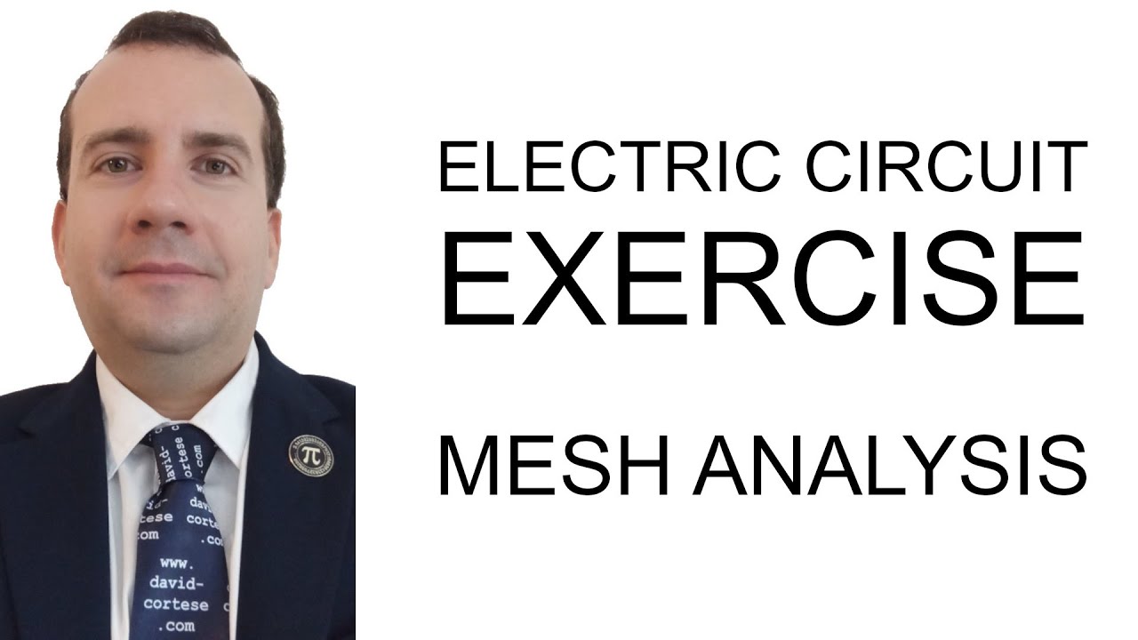 David_Cortese_'s tweet card. MESH ANALYSIS - ELECTRIC CIRCUIT EXERCISE