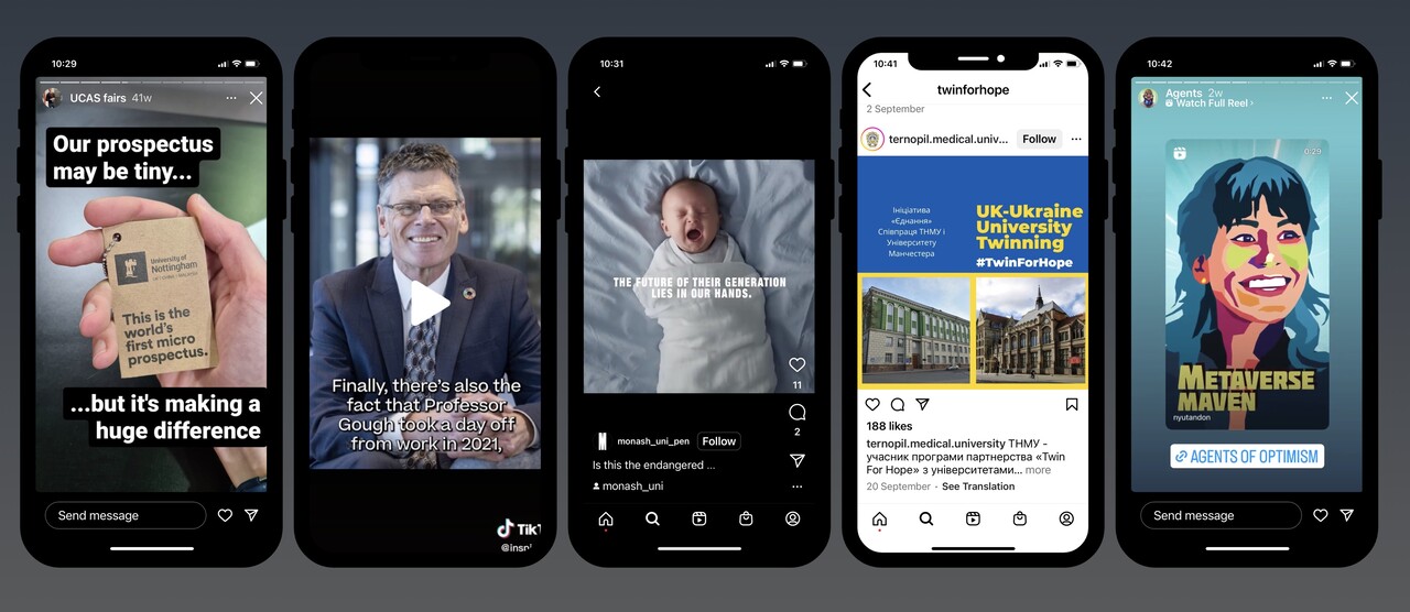 Jimtudor07's tweet card. Over the course of 2022 we’ve shared hundreds of sparks of inspiration with our exclusive Higher Education membership. Examples have covered the full marketing spectrum, from new course product...