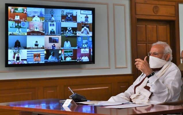 narendramodi's tweet card. Prime Minister Shri Narendra Modi today interacted with Chief Ministers of all states via video conferencing to strategize ahead for tackling COVID-19. This was the third such interaction of the...
