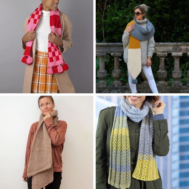 handylittleme's tweet card. Explore a collection of reversible knitting patterns for scarves that look beautiful on both sides. Perfect for all skill levels.