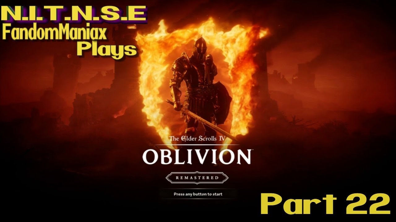 NITNSE's tweet card. The Elder Scrolls IV: Oblivion Remastered Part 22