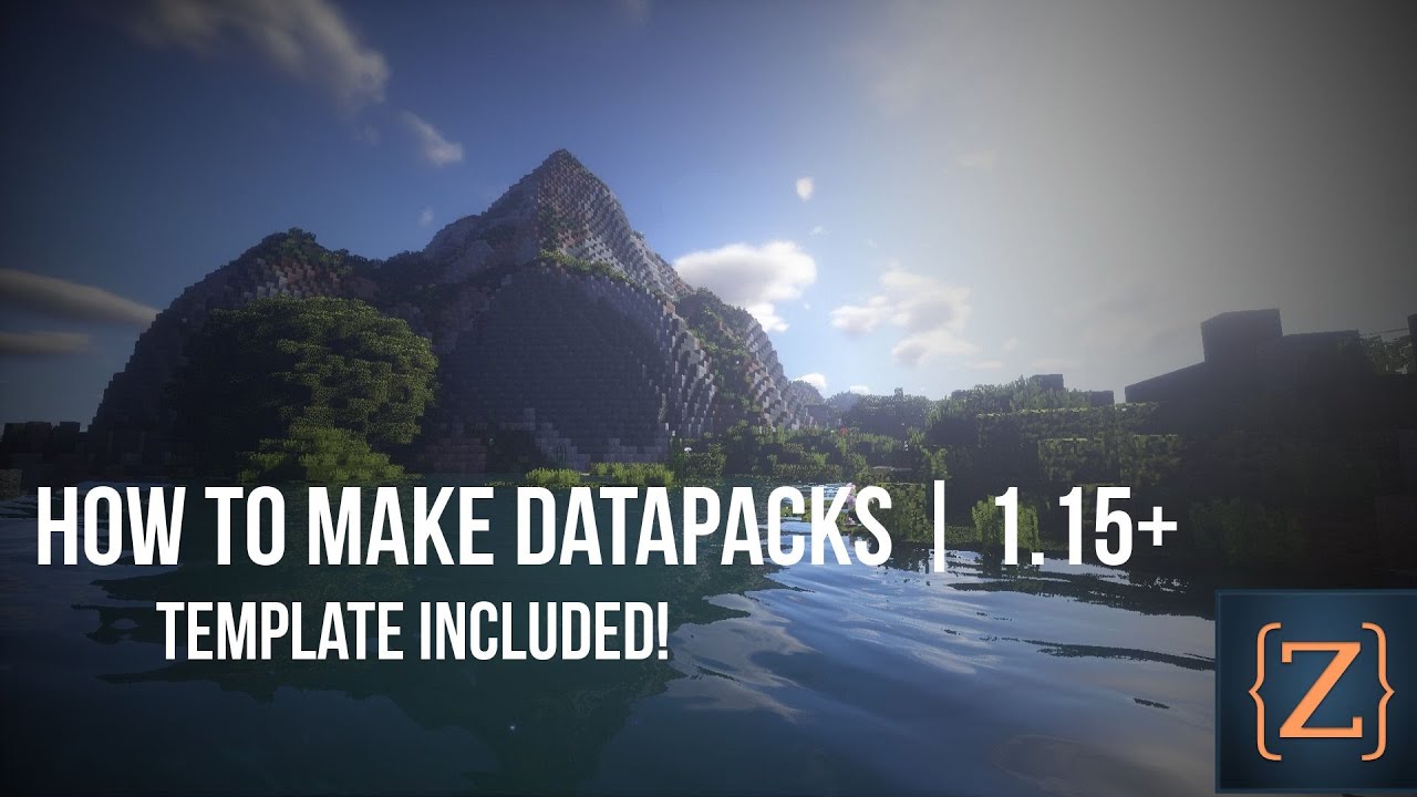 CodeZealotTuts's tweet card. How to make Datapacks in Minecraft | Template Included! | Easy! |...