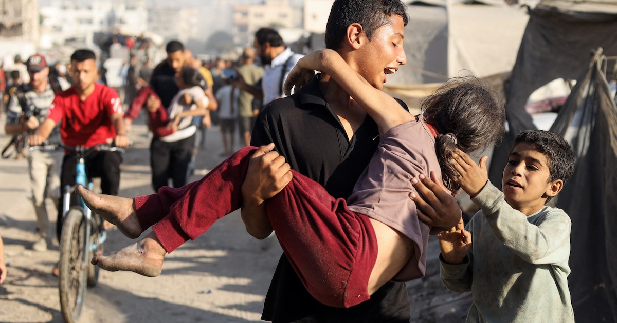 ADnl's tweet card. Een onderzoekscommissie van de Verenigde Naties stelt dat Israël genocide pleegt in de Gazastrook. Het land heeft meermaals ontkend zich schuldig te maken aan genocide.