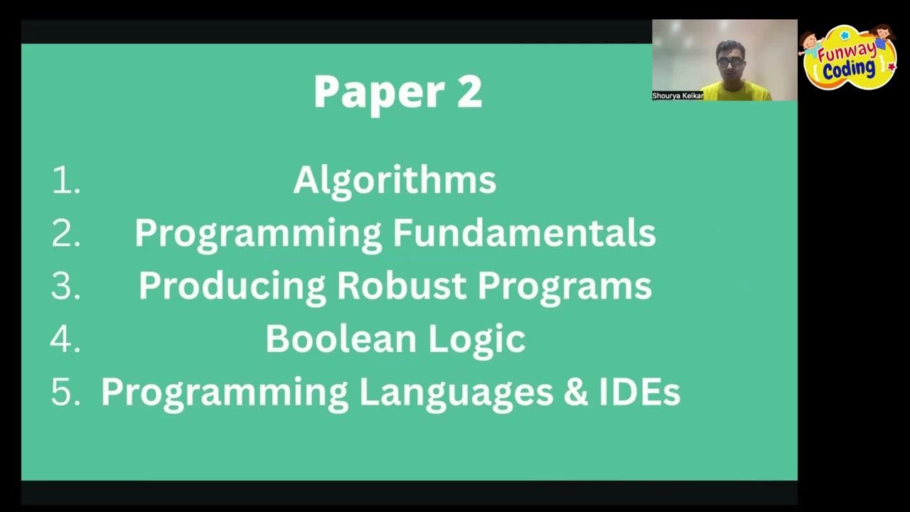 funwaycoding's tweet card. OCR GCSE Computer Science – Paper 1 & 2 Breakdown