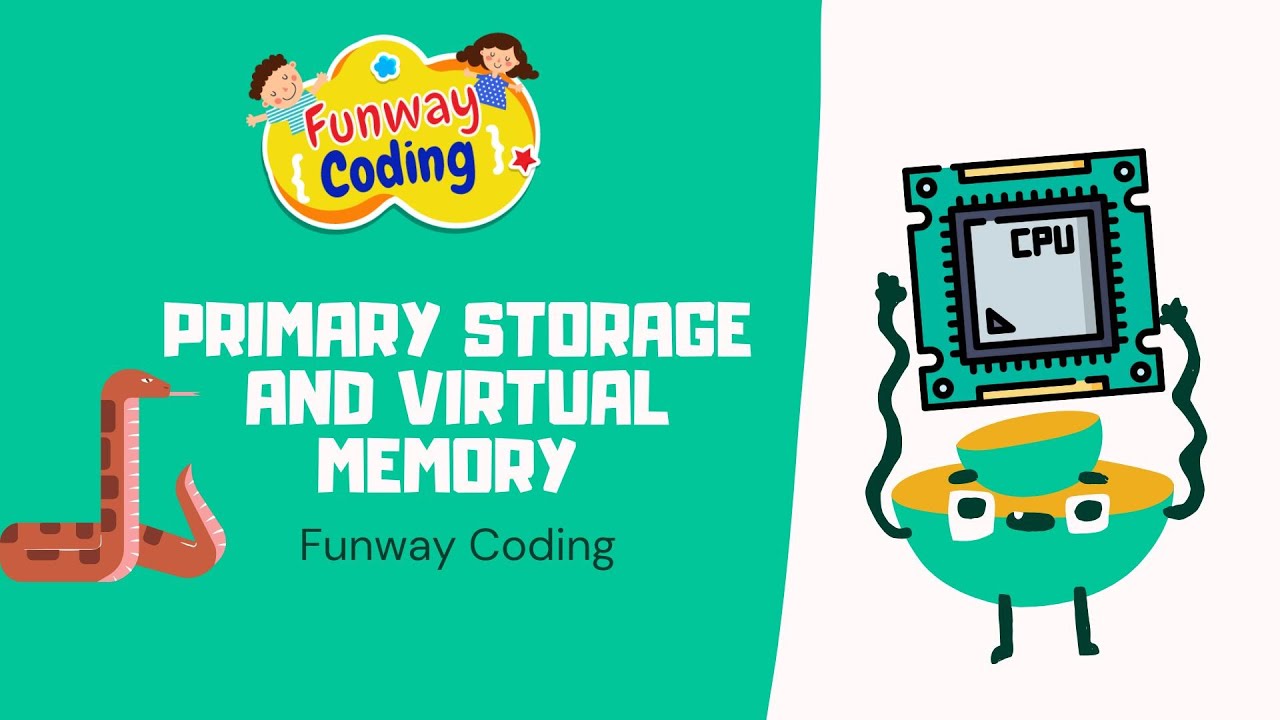 funwaycoding's tweet card. RAM? ROM? Virtual WHAT?! 🤯 | GCSE CS in Minutes