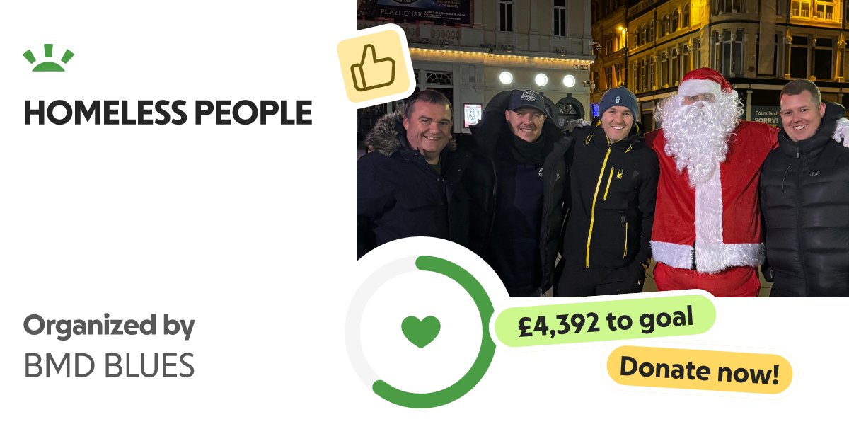 BM_BLUES1878's tweet card. Hi we are the BMD blues on X (Twitter) we are a group of lads that do a space on a Monday night on the app. … BMD BLUES needs your support for HOMELESS PEOPLE