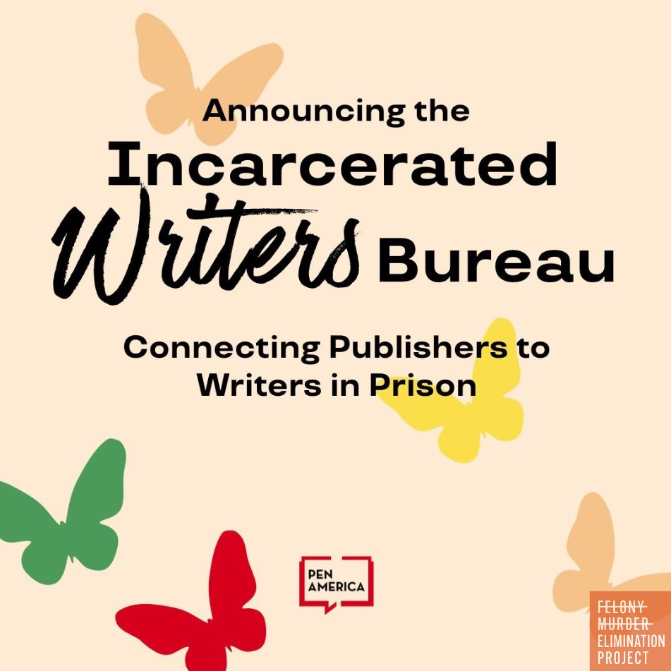 endfelonymurder's tweet card. PEN America, dedicated to protecting free expression in the United States, is launching a digital site supporting Incarcerated Writers.