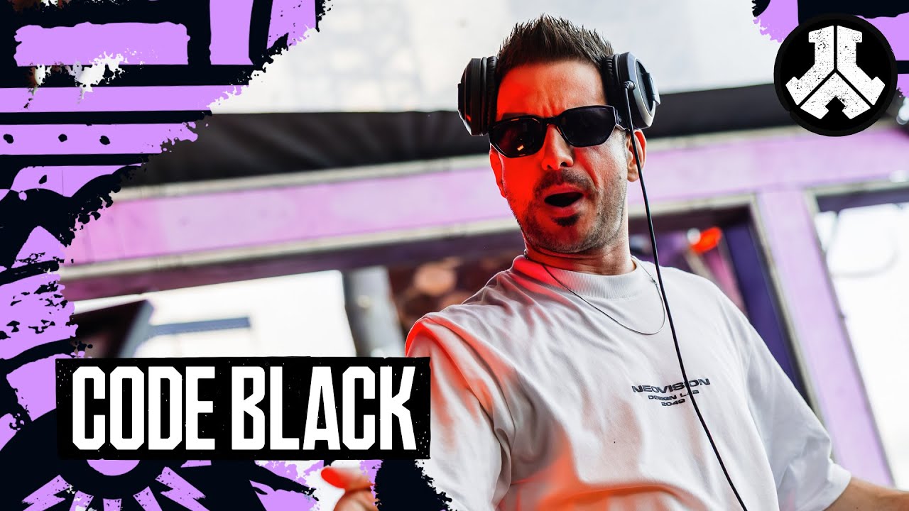 codeblackmedia's tweet card. Code Black | Defqon.1 2025