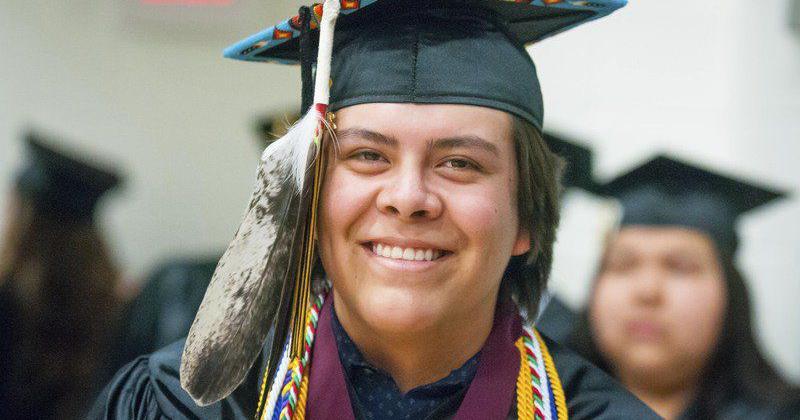 mahtowin1's tweet card. Oklahoma is poised to become one of the first states in the nation to enshrine into law the right of Indigenous students to wear tribal regalia at school graduation ceremonies.