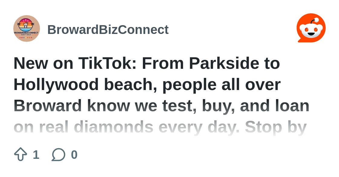 DixiePawnFL's tweet card. Explore this post and more from the BrowardBizConnect community