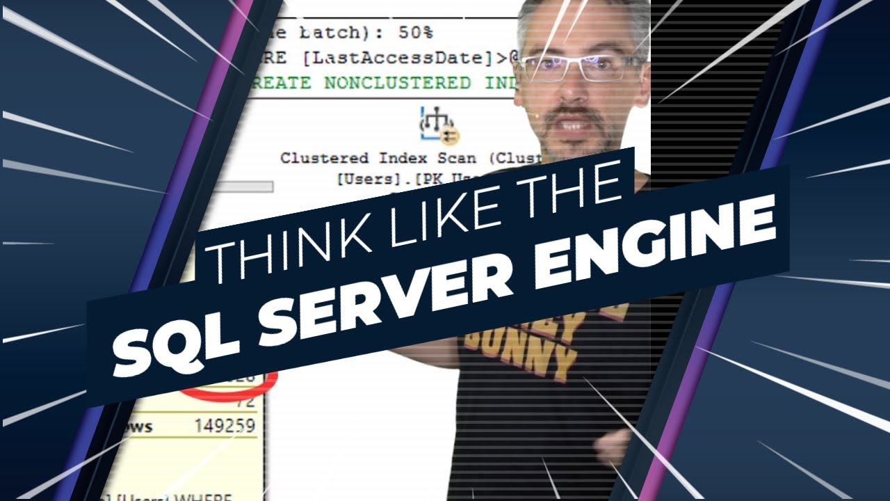 BrentO's tweet card. How to Think Like the SQL Server Engine