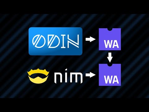 NimDiscussions's tweet card. Two Wasm programming languages in one app: Odin + Nim