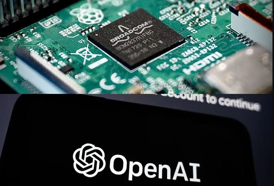 newstecnicas's tweet card. OpenAI se une a Broadcom para crear chips de IA propios. Altman domina infraestructura y hardware, desafiando a Nvidia. ¡La clave es el control total!