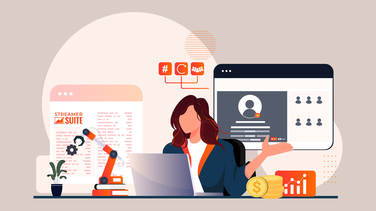 Streamer_Suite's tweet card. Discover why top Chaturbate models use automation tools. Learn to boost visibility, save time, and stay ahead with smart stream management.