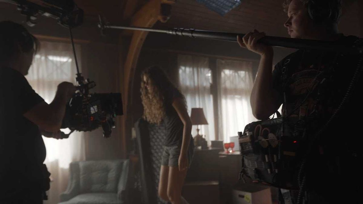 nofilmschool's tweet card. An interview from Adobe MAX 2025 with Dave Clark, Co-Founder and Chief Creative Officer at the GenAI Studio, Promise, about his thoughts on finding balance in the future of filmmaking.