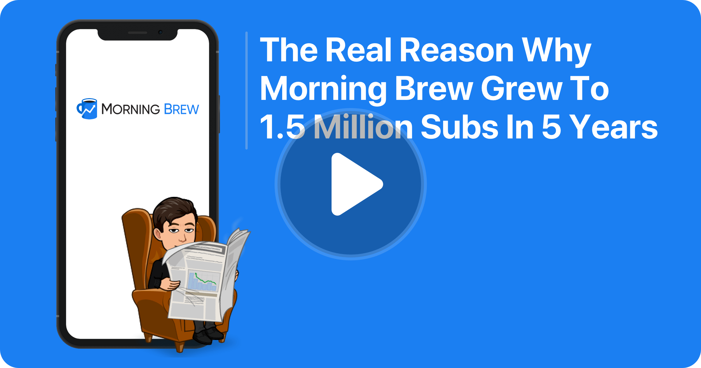 GrowthDotDesign's tweet card. Discover how Morning Brew built an empire of millions of newsletter subscribers thanks to top quality content and great user retention strategies.