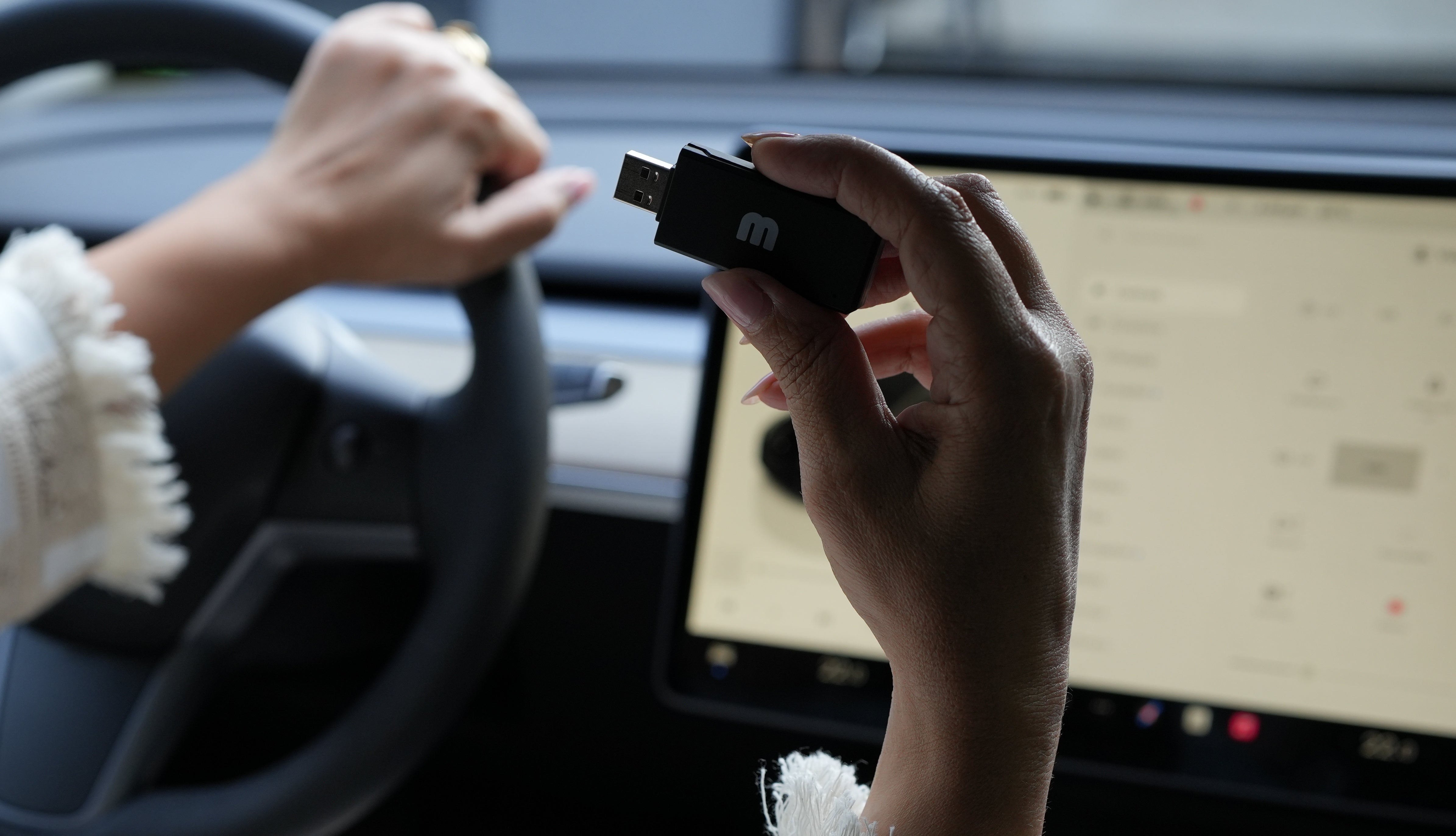 JonBbC_TechGeek's tweet card. Our K3Y™ is a USB device that sits in your Tesla's glove box, acting as a bridge between your Tesla dashcam and your phone. Our CONSOL3™ mobile app lets you retrieve video footage with a tap. So, if...